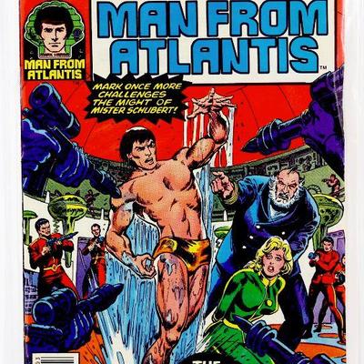 MAN FROM ATLANTIS #2 based on NBC TV Series Mark Harris Bronze Age 1978 Marvel Comics VG
