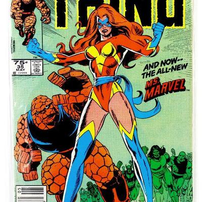 THE THING #35 Sharon Ventura becomes the New Ms. MARVEL 1986 Marvel Comics VF+