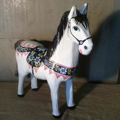 Vintage Paper Mache Horse