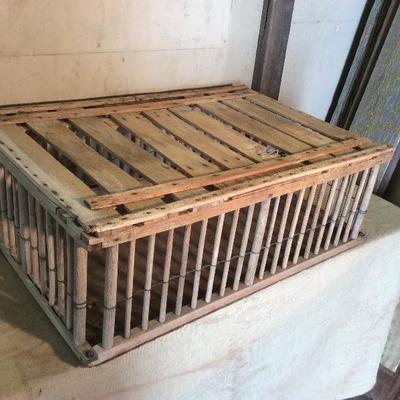 Vintage Chicken Crate