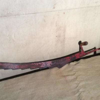 Antique Red Hay Saw