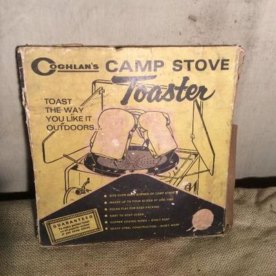 Vintage Coghlan Camp Stove Toaster w/ Box
