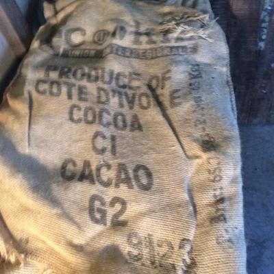 Vintage Burlap Coffee Sacks (Lot of 6)