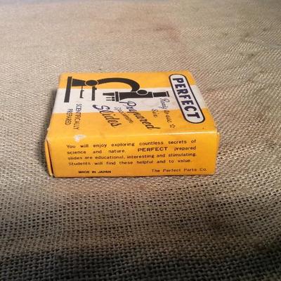Vintage Microscope Slides. "Perfect"