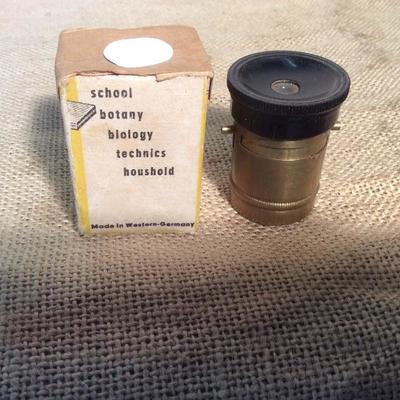 Vintage Small Microscope w/ Box