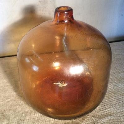 Amber Glass Vase