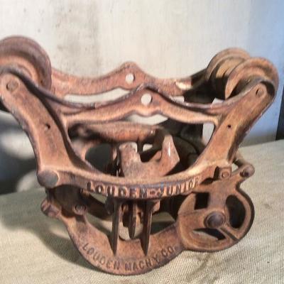 Antique Louden Jr. Hay Trolley