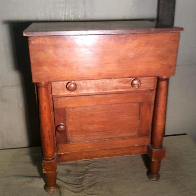 Antique Wash Stand/Dry Sink w/Drawer and Cabinet