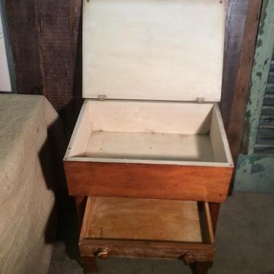 Antique Wash Stand/Dry Sink w/Drawer and Cabinet