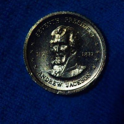 Rare Andrew Jackson Sterling Silver round  562
