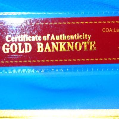  100 Dollar Gold Bank Note 1911