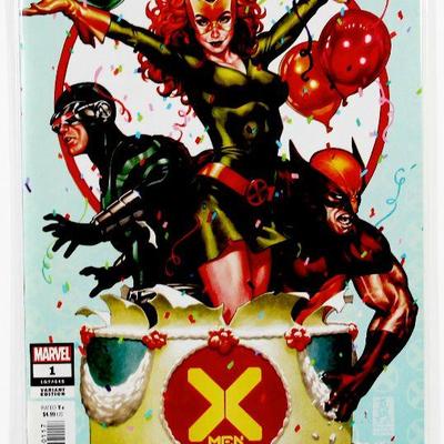 X-MEN #1 Mark Brooks PARTY VARIANT 2019 Marvel Comics - New - NM
