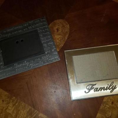 Family photo frames