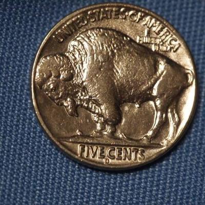 1937 D Buffalo Nickel    1528