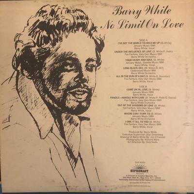 Lot #5 Barry White- No limit on love: SUP-8002