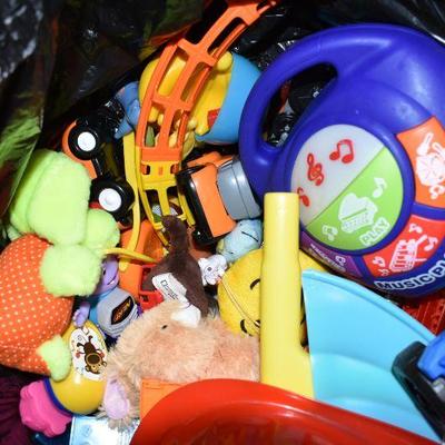 Large Bag of Kids Toys: includes McDonald's Toy & Shrek Toy, etc