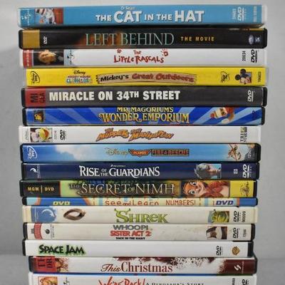 18 Movies on DVD: Cat in the Hat -to- Yogi Bear