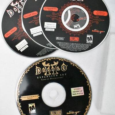 Lot of Computer Games: Diablo II, Medal of Honors, Black & White 2, etc