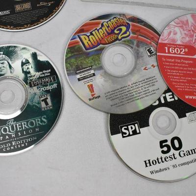 Lot of Computer Games: Diablo II, Medal of Honors, Black & White 2, etc