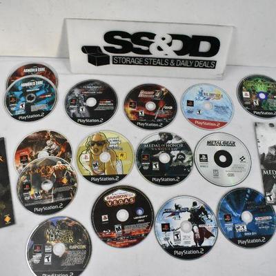 15 Playstation Games. Mostly PS2. Teen & Mature