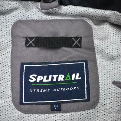 Split Rail Extreme Outdoors Gray Jacket, Mens L (snap on hood not pictured)