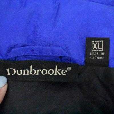 Dunbrooke Windbreaker. Royal Blue & Black 