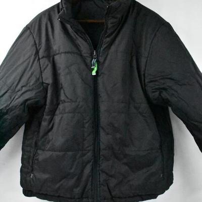 Splitrail Xtreme Outdoors Gray & Black Reversible Jacket Size Large
