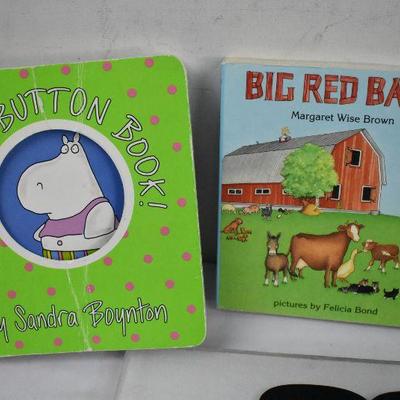 Qty 7 Board Books: Belly Button Book -to- Sheep in a Jeep