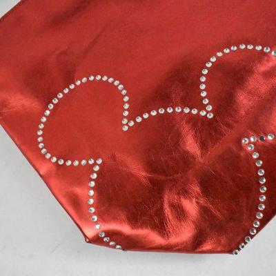 2 Metallic Red Mickey Mouse Bags from Disney World