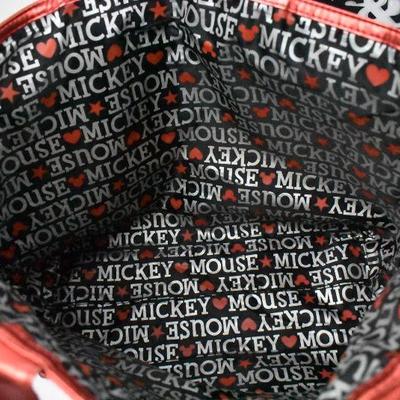 2 Metallic Red Mickey Mouse Bags from Disney World