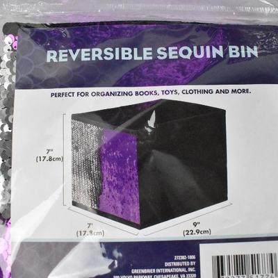 4 Piece Reversible Sequin Bins 2x 7
