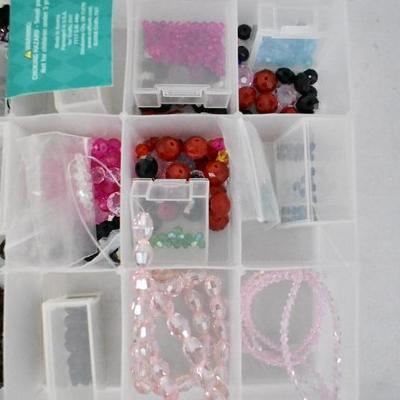 Craft Organizer with Misc Jewelry Beads