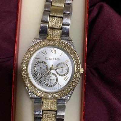 BeBe  Rhinestone Watch large and flashy