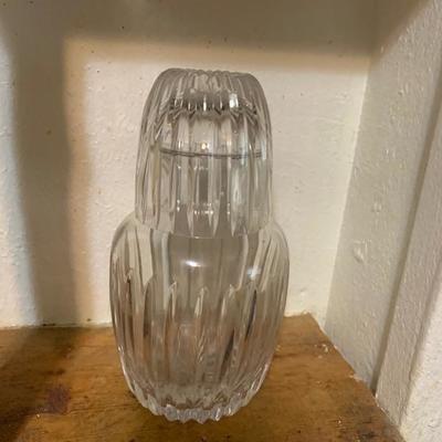 Cut Crystal Whiskey Decantur W lid