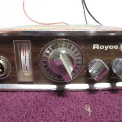 Lot 22 - ROYCE 23 Channel CB Radio Transceiver &  Federal signal Director PA-15A
