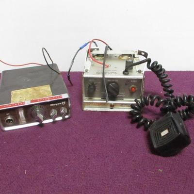 Lot 22 - ROYCE 23 Channel CB Radio Transceiver &  Federal signal Director PA-15A