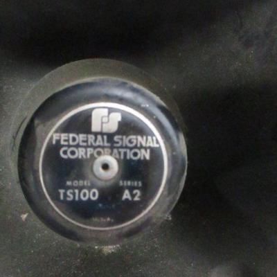 Lot 23 - Federal Signal 100 Watt Siren Speaker Model: TS100 Series A2