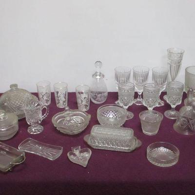 Lot 25 - Large Lot Of Formed & Cut Glass