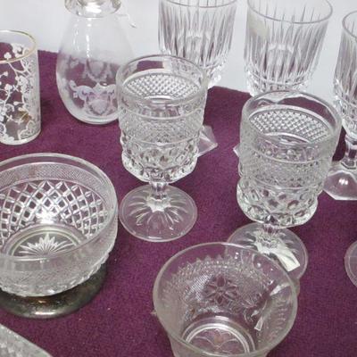 Lot 25 - Large Lot Of Formed & Cut Glass