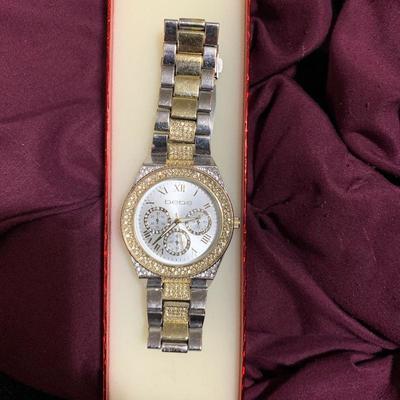 BeBe Rhinestone Watch
