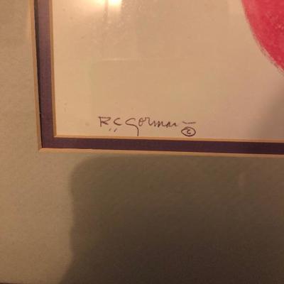 RC Gorman Seated Women Signed AP