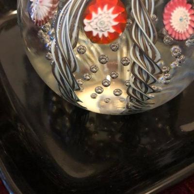 Lot of 3 Antique/Vintage Paperweights