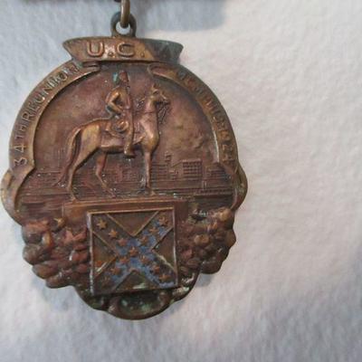 Lot 50 - 1924 UCV 34th Reunion Medal - Memphis Tennessee TN