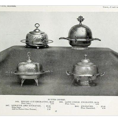 1896 John W Tufts Silver Bowl Quadruple Plated