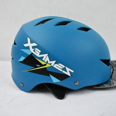 X-Games Multi-Sport Youth 8+ Helmet, Teal - New