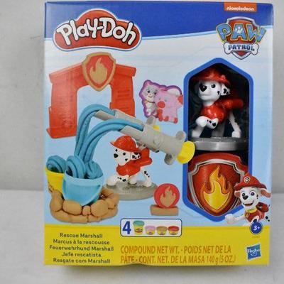 Play-Doh PAW Patrol Rescue Marshall Toy Figure and Toolset with 4 Cans - New
