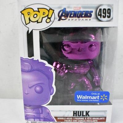 Funko POP! Marvel: Avengers Endgame #499: Hulk, Purple Chrome - New