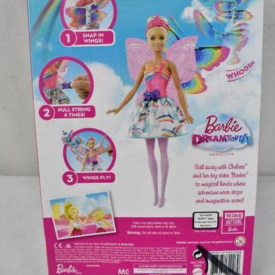 Barbie Dreamtopia Flying Wings Fairy Doll with Blonde Hair - New