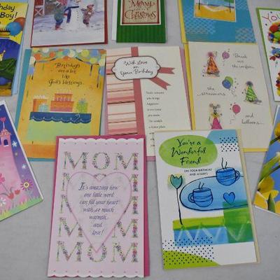 12 Greeting Cards with Envelopes - New