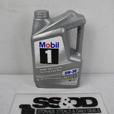 Mobil 1 5W-30 High Mileage Full Synthetic Motor Oil, 5 Quart - New